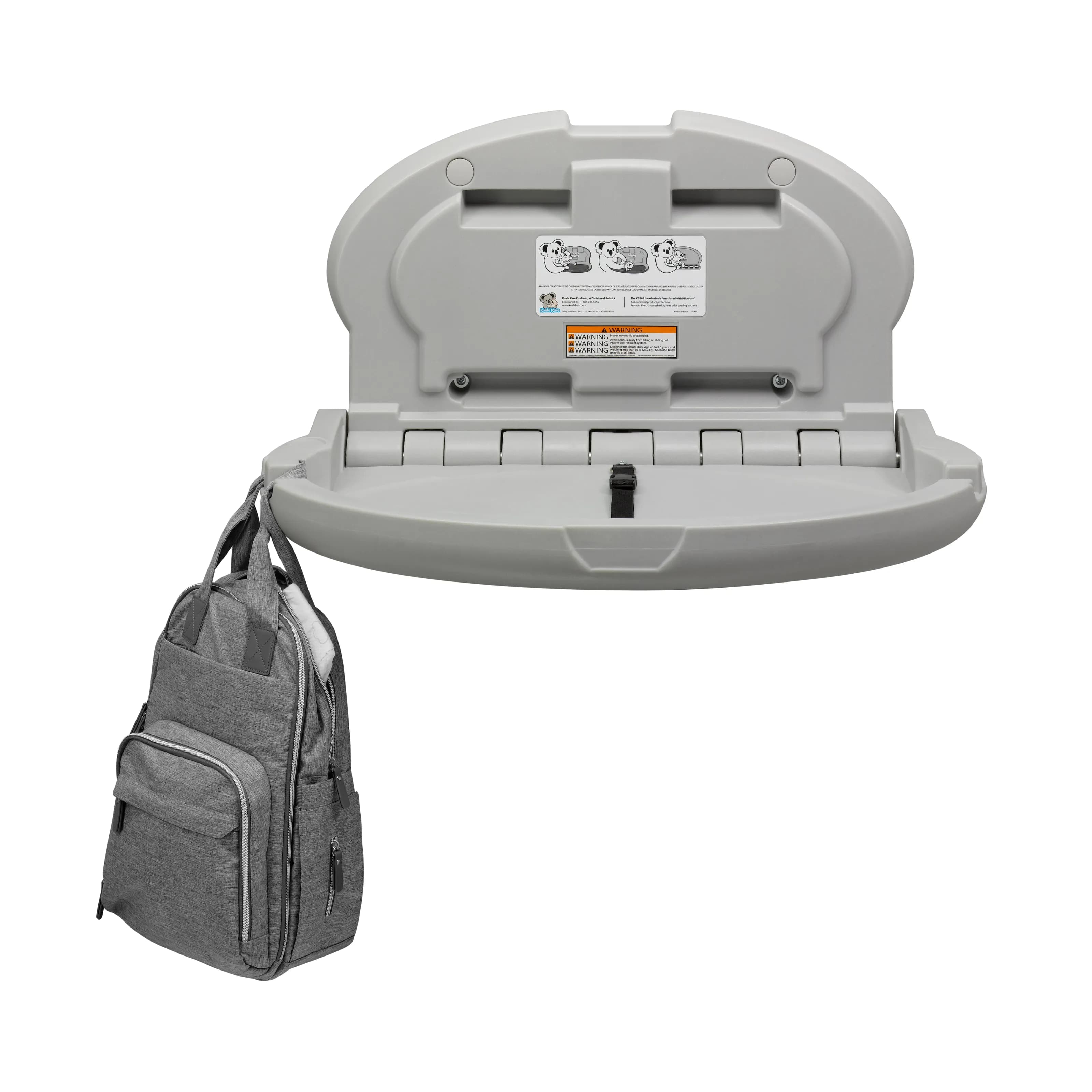 Oval Wall Mounted Baby Changing Station — KB208-01