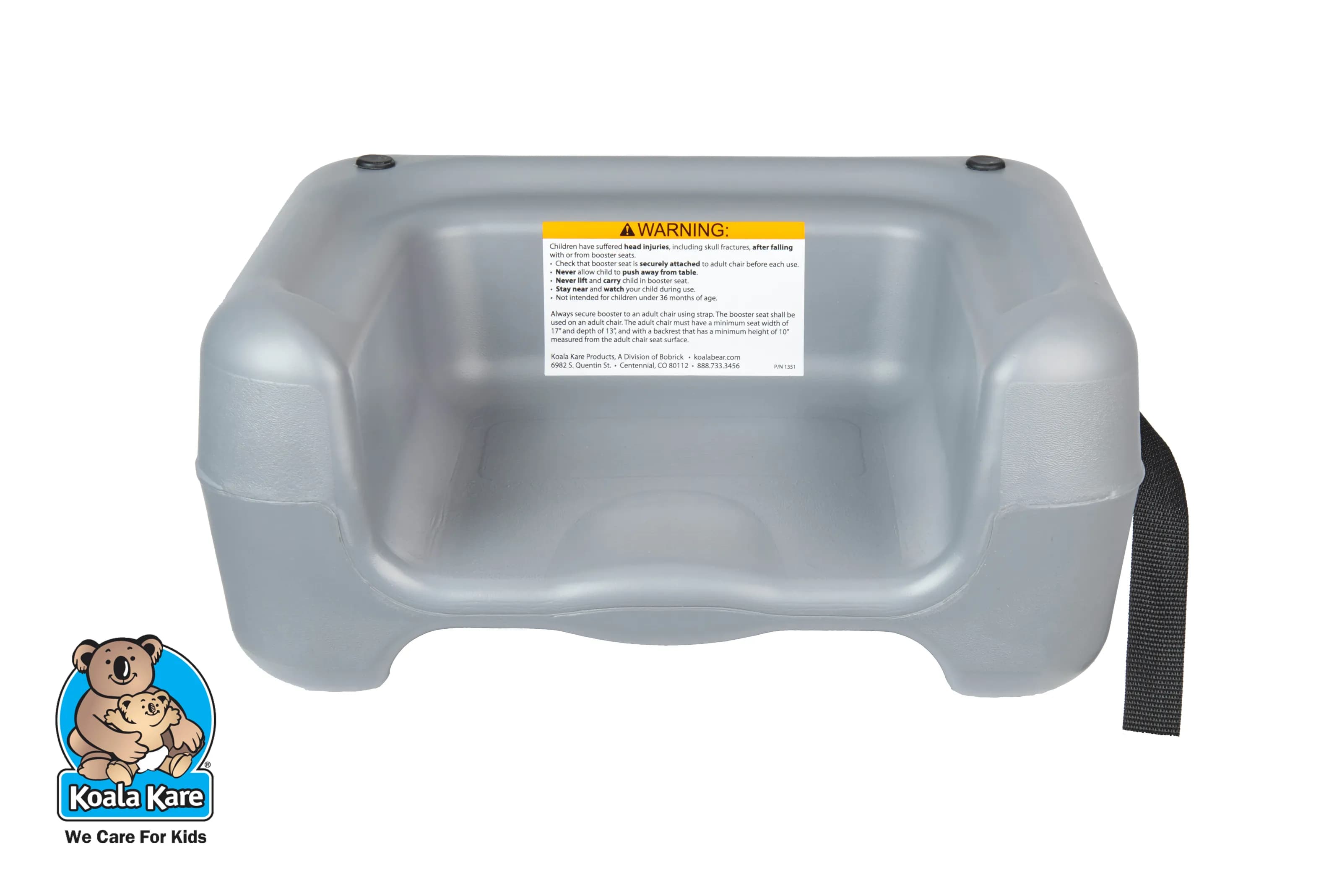 Restaurant Booster Seat Grey — KB854-01