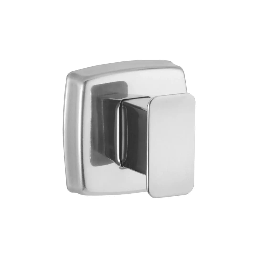 Surface-Mounted Single Robe Hook, Bright Polished