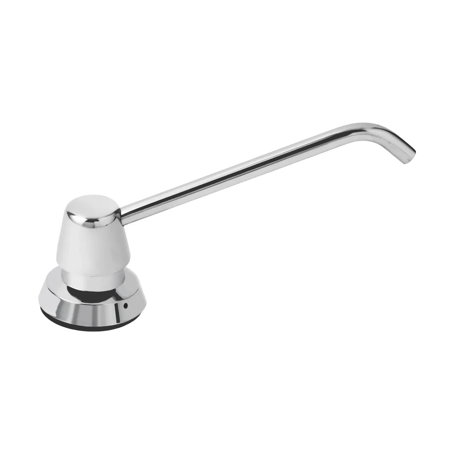Counter-Mounted Manual Top-Fill Liquid Soap Dispenser, 6" Spout, Polished, 1 Ltr.