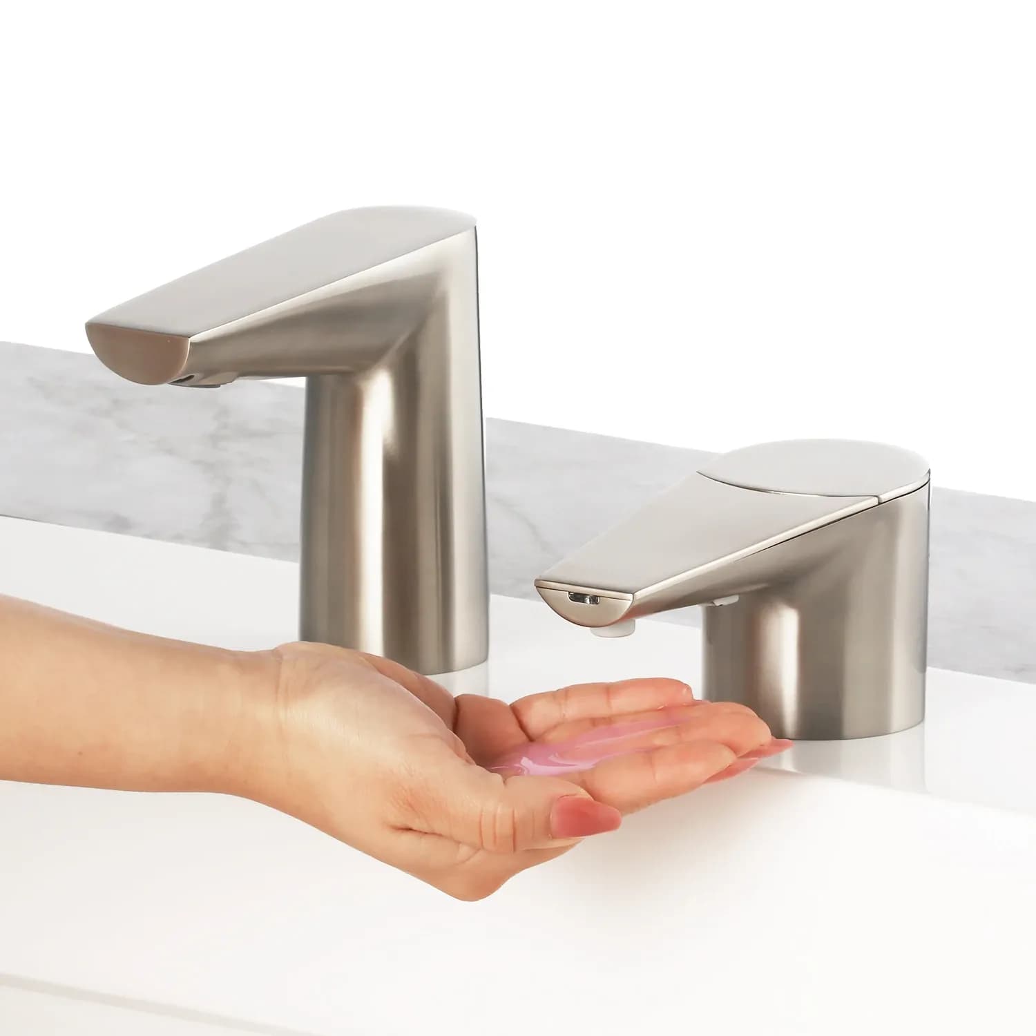 Counter-Mounted Automatic Designer Series Top-Fill Soap Dispenser & Faucet — B-865-or-B-875-B-8895