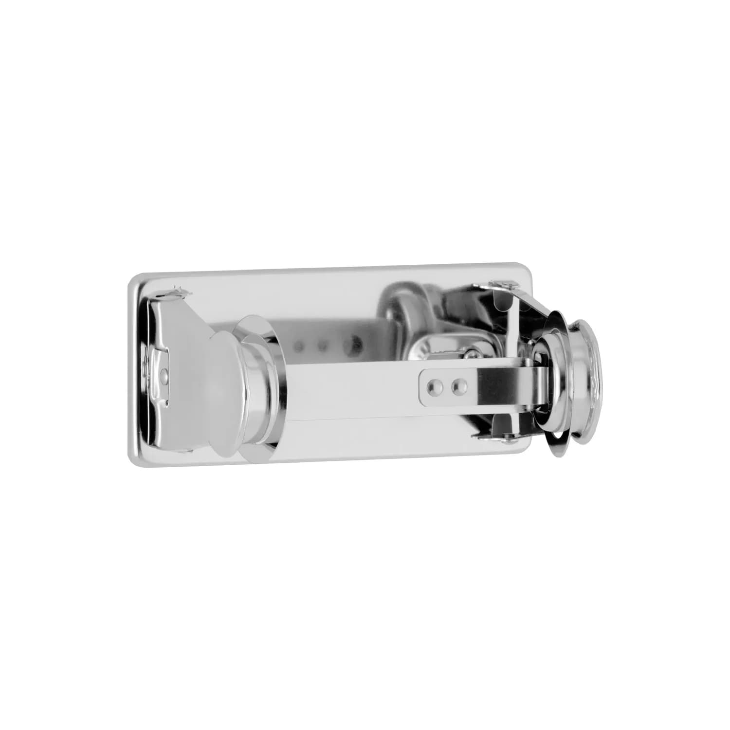 Surface-Mounted Vandal-Resistant Toilet Tissue Dispenser, Bright Polished, One Roll — B-264