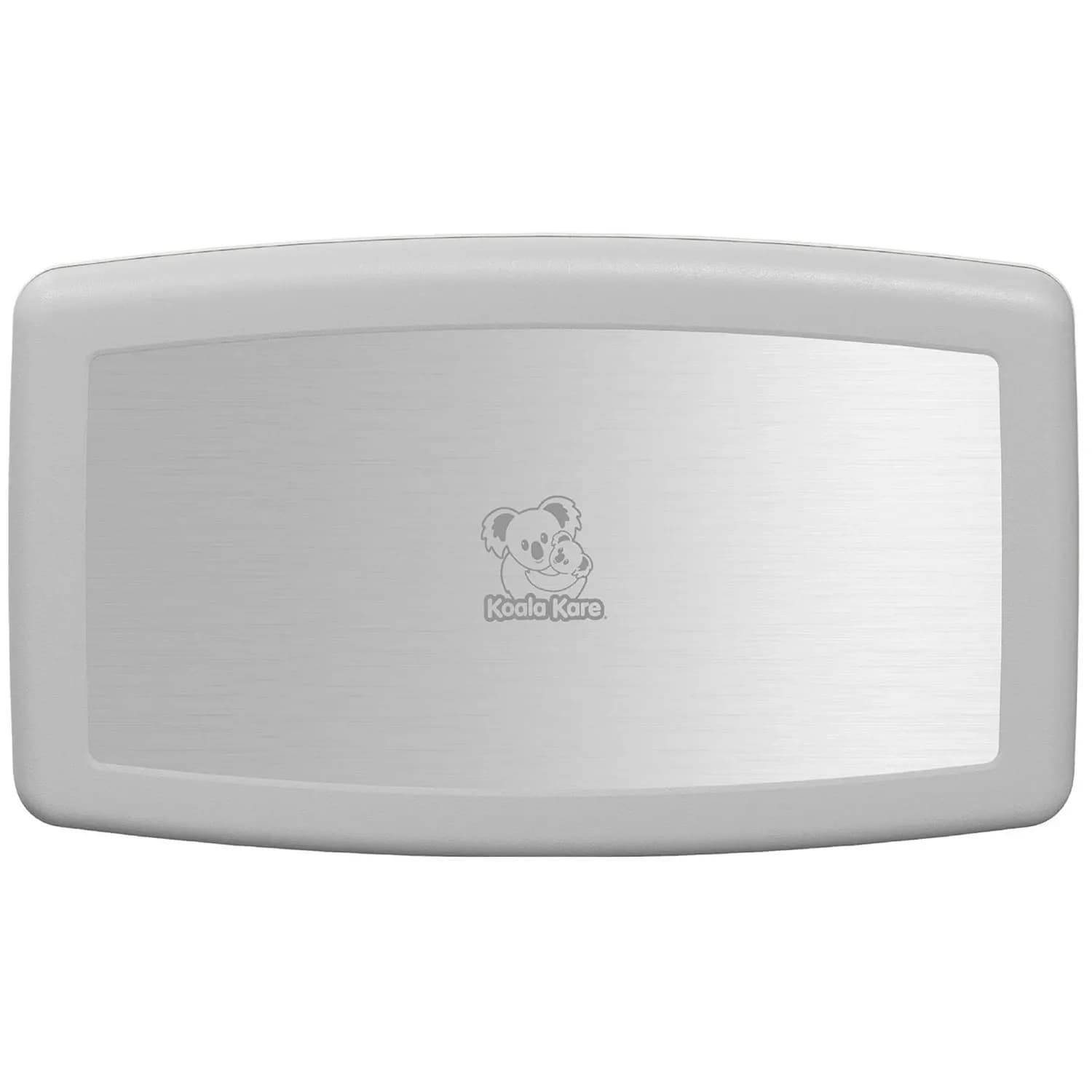 Horizontal Surface-Mounted With Stainless Steel Veneer, Baby Changing Station, Grey — KB300-05SS