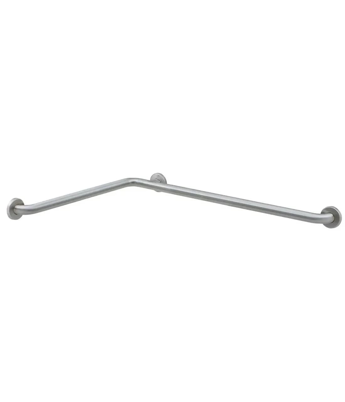 Two-Wall Grab Bar, 1-1/2" Diameter, Satin Finish, 24" x 36"