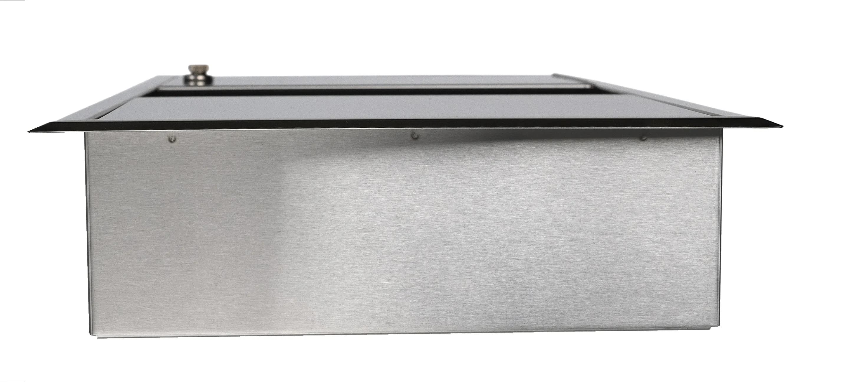 Recessed Paper Towel Dispenser and Waste Receptacle, Satin Finish, 2-Gallon Waste — B-369