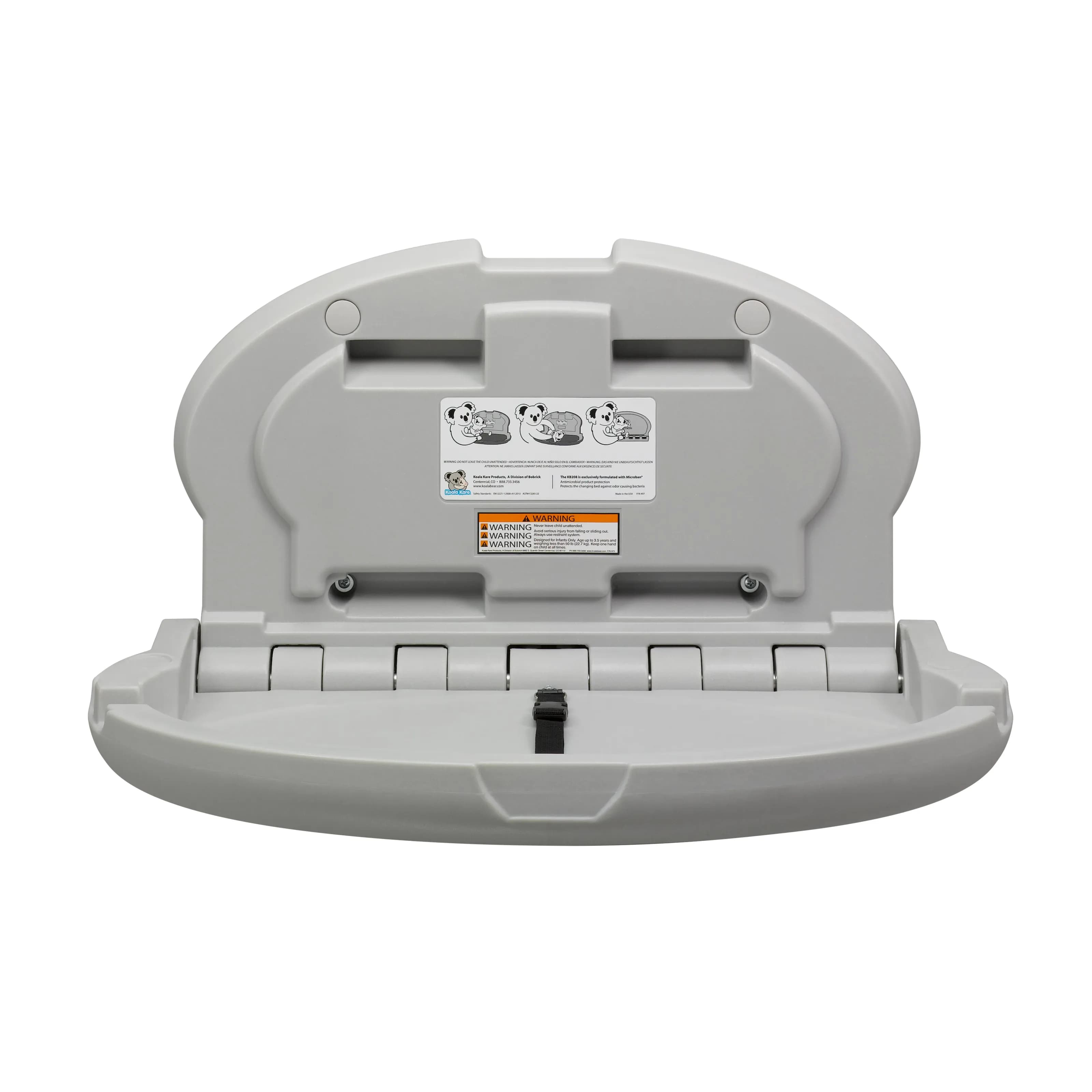 Oval Wall Mounted Baby Changing Station — KB208-01