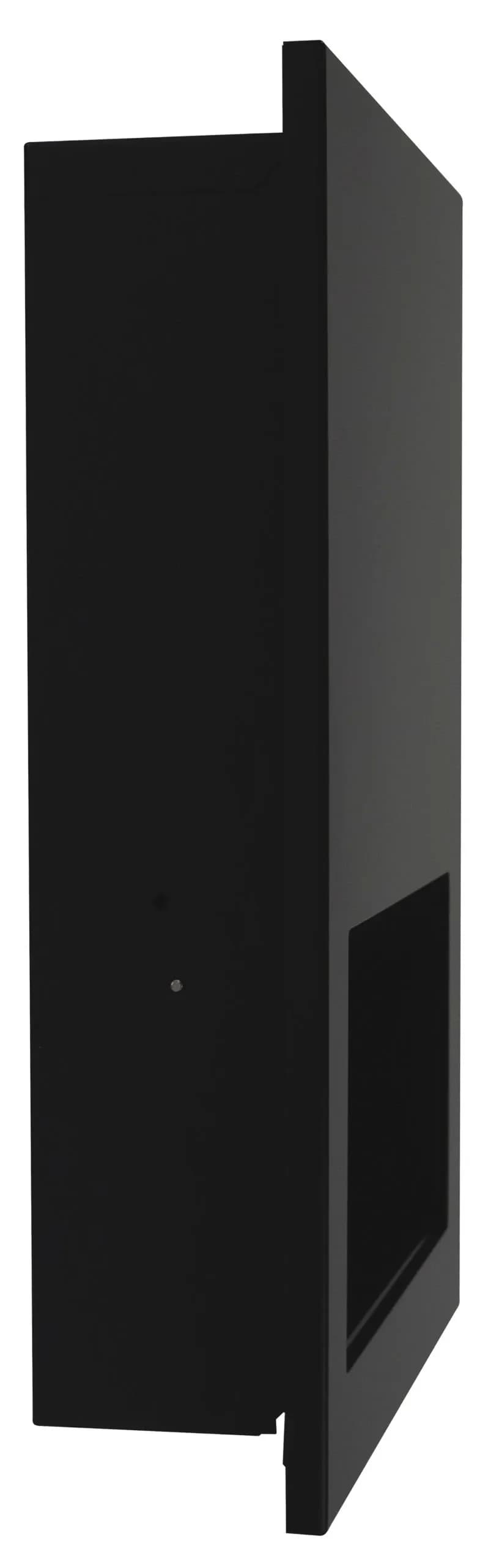Recessed Paper Towel Dispenser, Friction-Catch, Satin Finish, 400 Multifold Towels — B-35903-MBLK