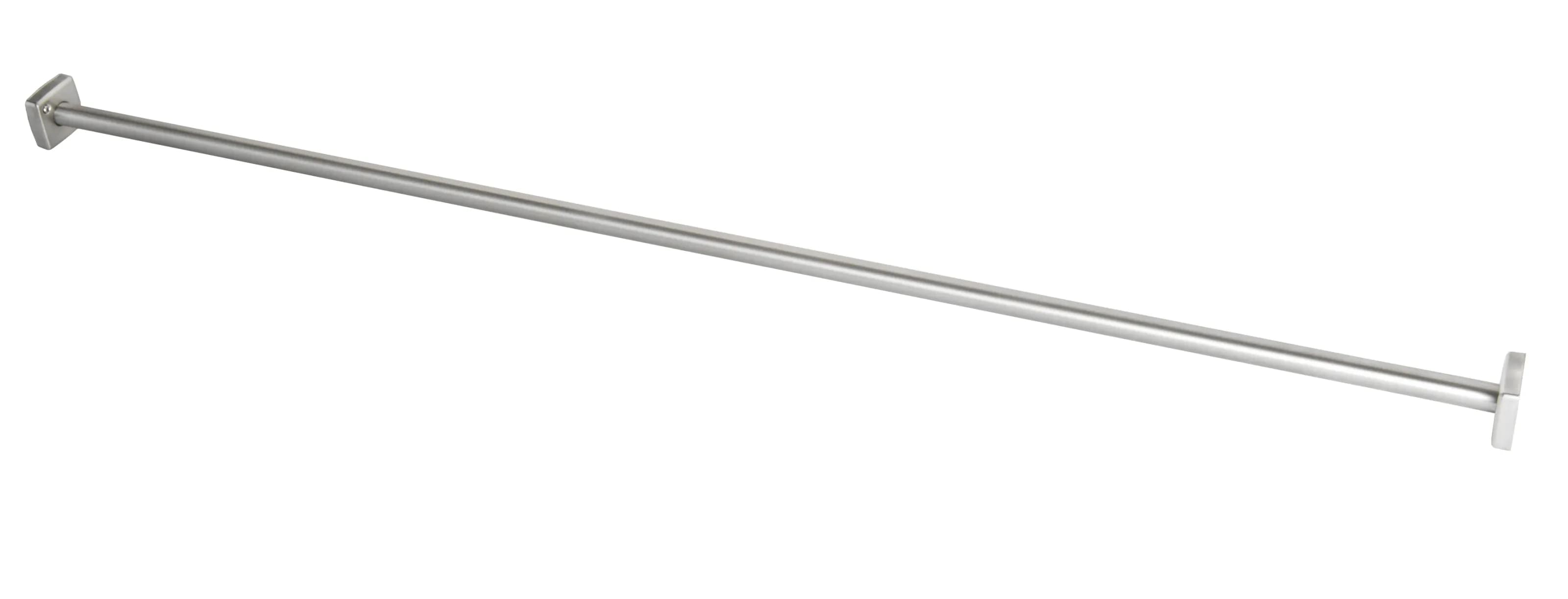 Heavy-Duty Shower Curtain Rod, Satin Finish