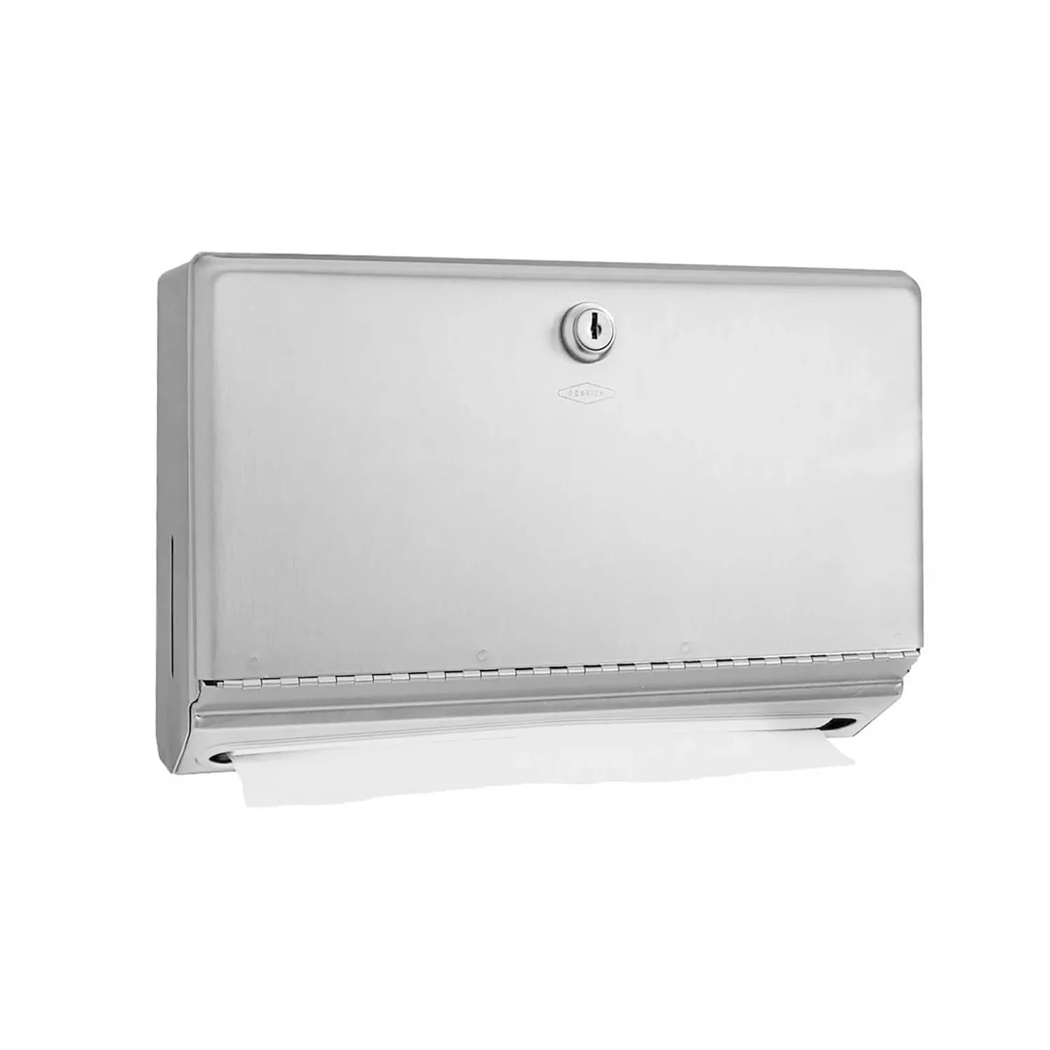 Surface-Mounted Paper Towel Dispenser, Satin Finish, 275 Multifold Towels