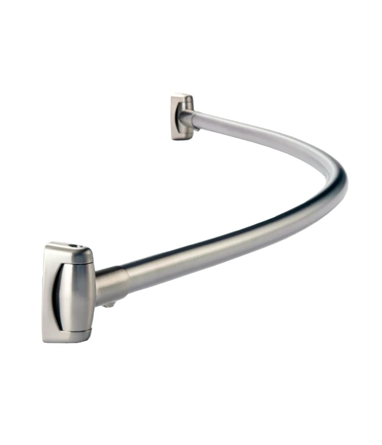 Curved Shower Curtain Rod, Satin Chrome