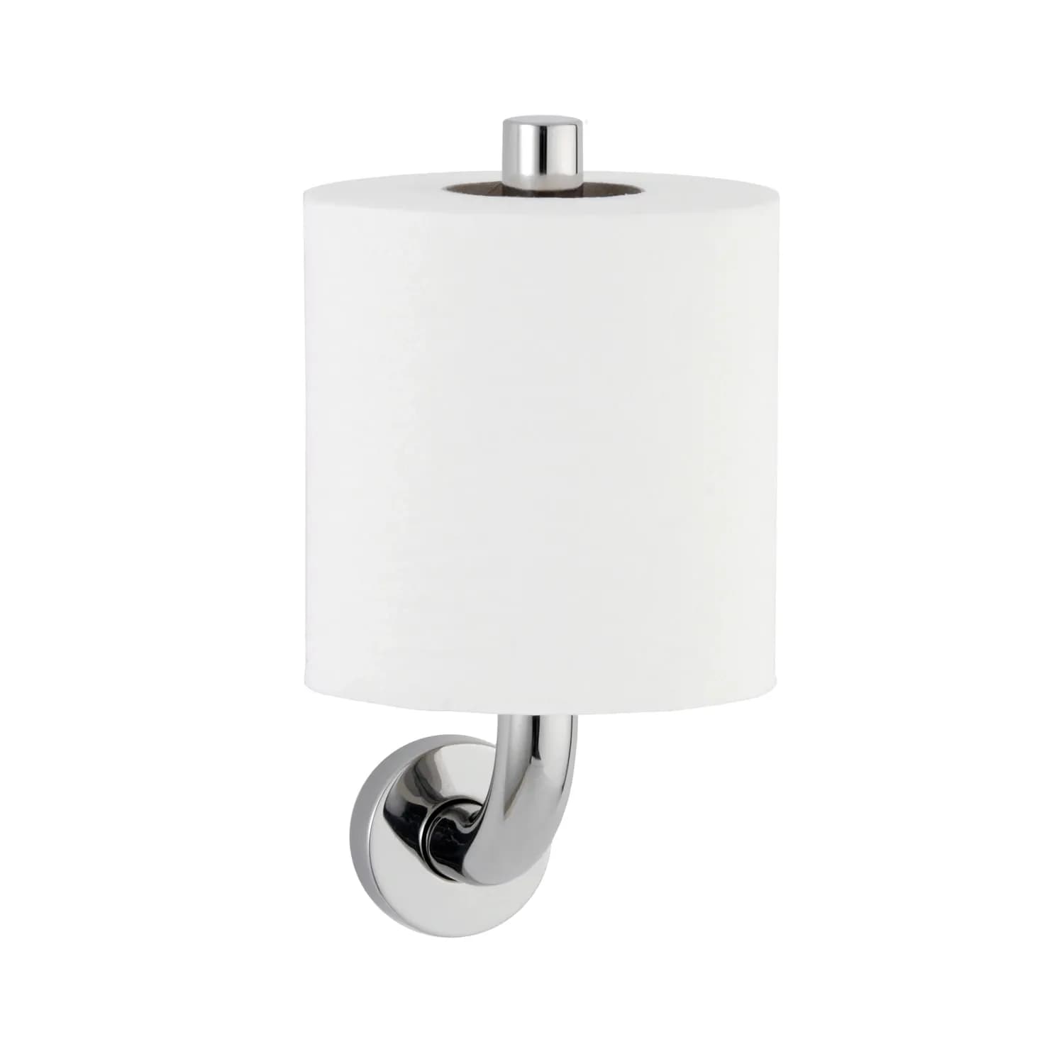 Surface-Mounted Spare Toilet Tissue Holder, Cubicle Collection, Satin Finish, One Roll — B-5416