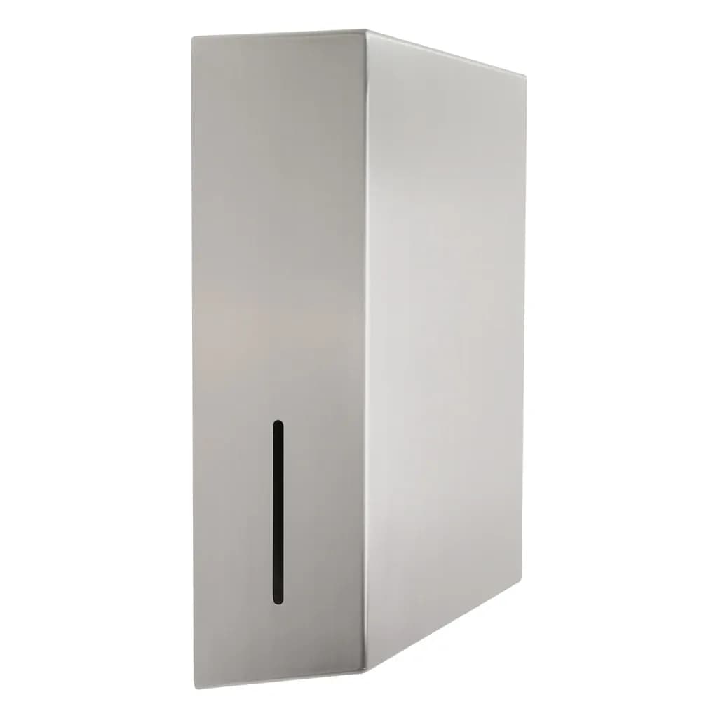 Surface-Mounted Paper Towel Dispenser, Satin Finish, 525 Multifold Towels — B-9262