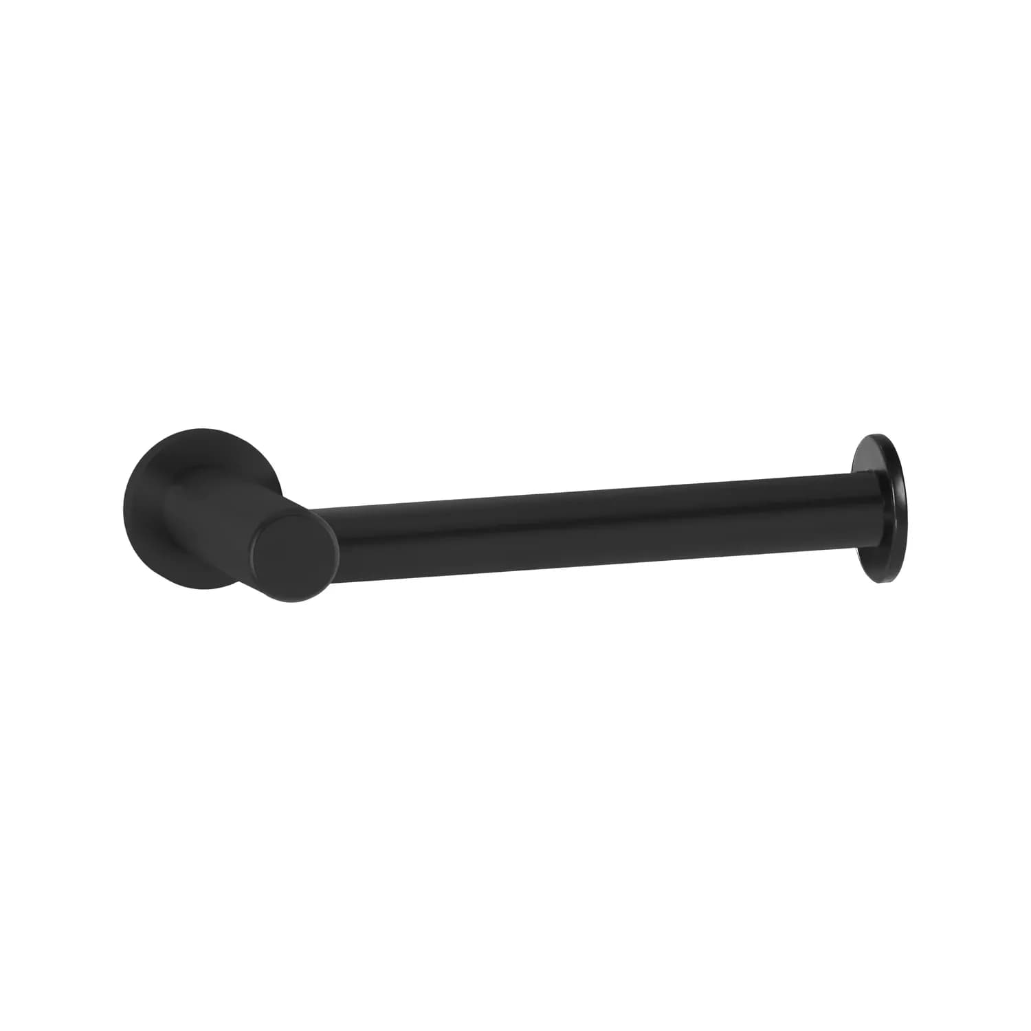 Surface-Mounted Toilet Tissue Dispenser, Fino Collection, Matte Black, One Roll — B-9543-MBLK