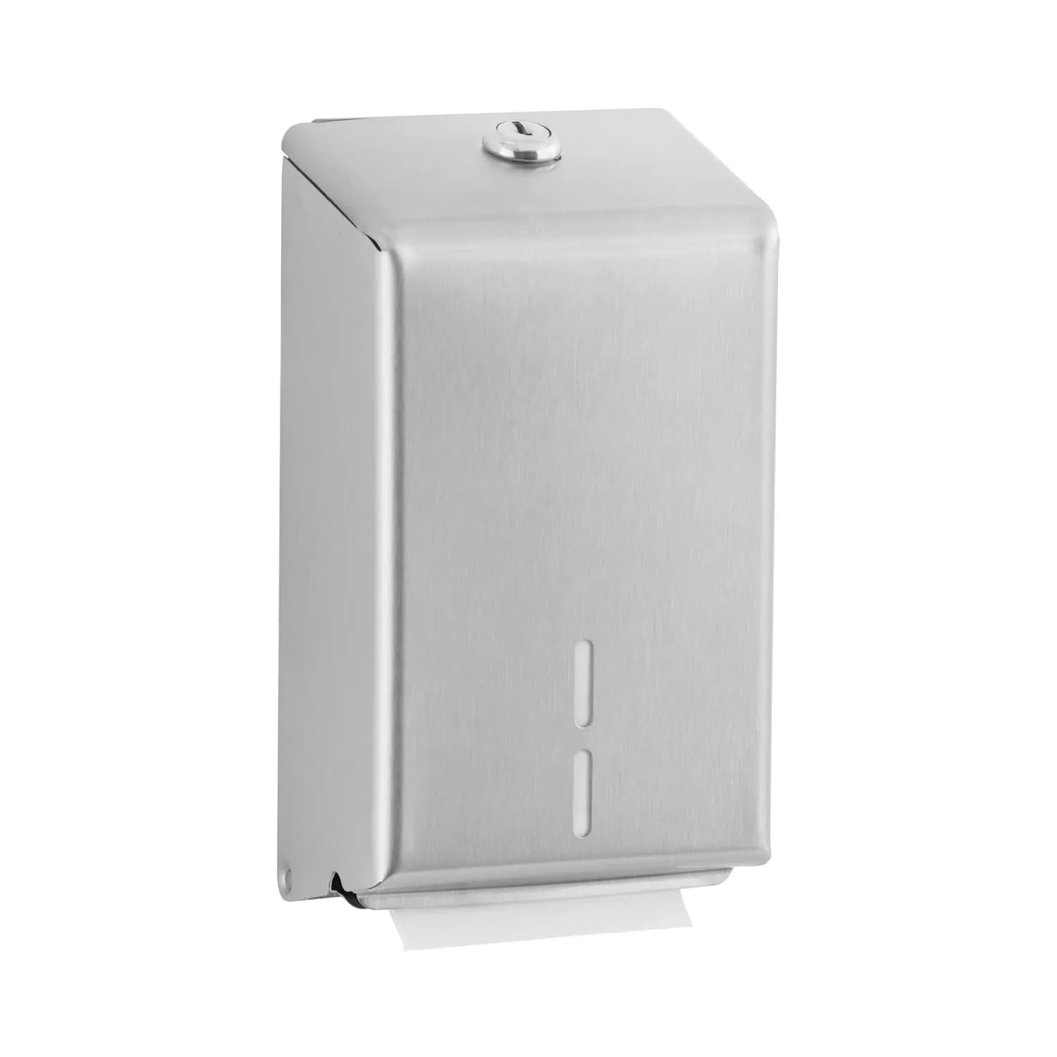Surface-Mounted Folded Toilet Tissue Dispenser, Satin Finish, 3" Depth — B-272