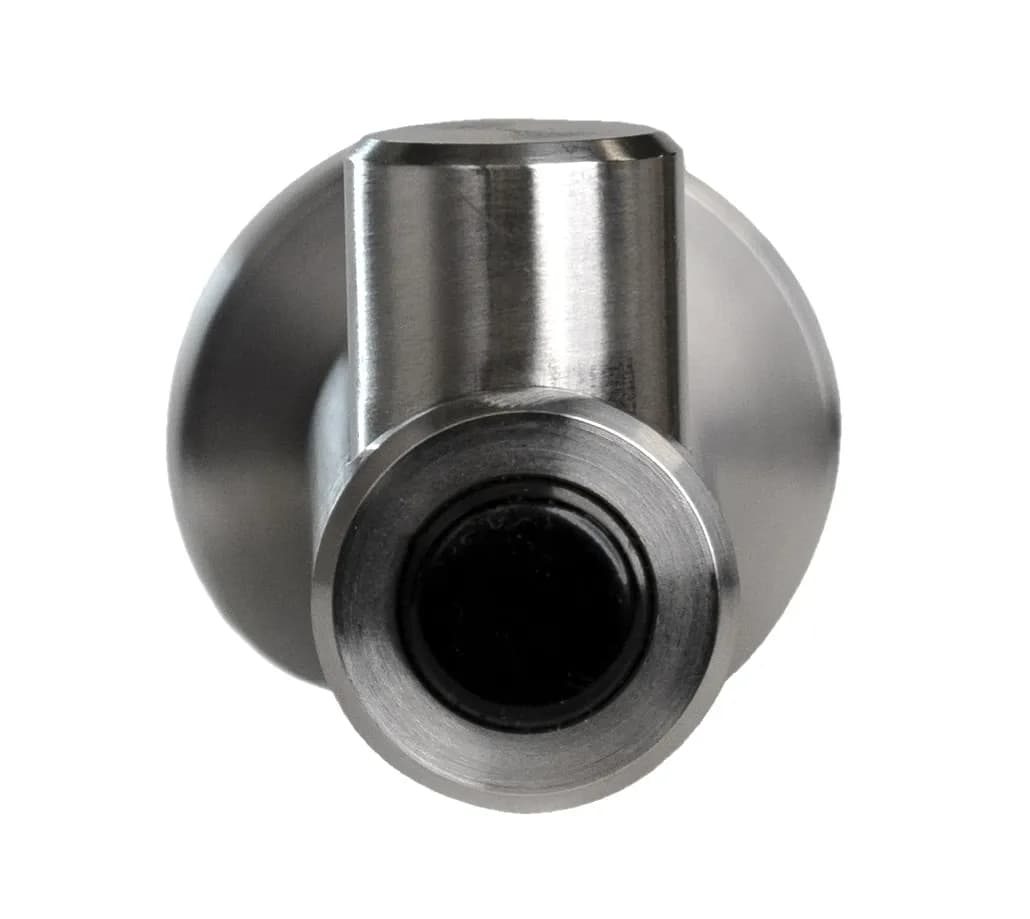 Surface-Mounted Coat Hook with Bumper, Satin Finish Steel — B-9541