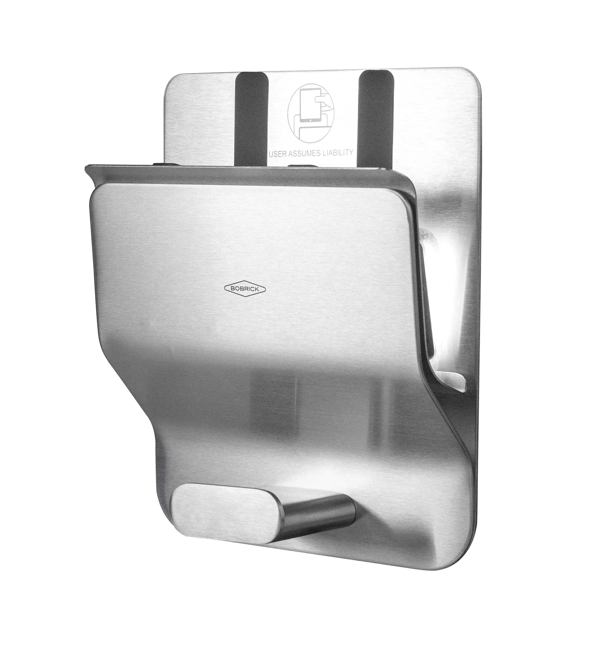 Surface-Mounted Klutch Mobile Device Holder, Satin Finish — B-635